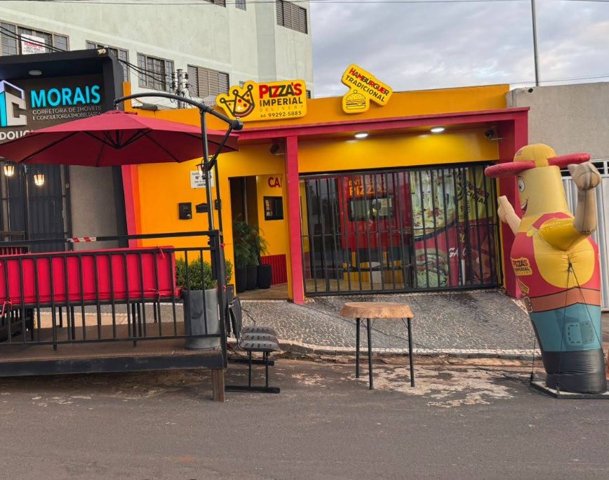 Fachada da Pizza's Imperial em Rio Verde